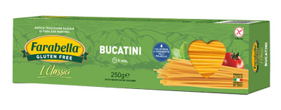 FARABELLA BUCATINI PASTA SENZA GLUTINE 250 G - fitfarma.it