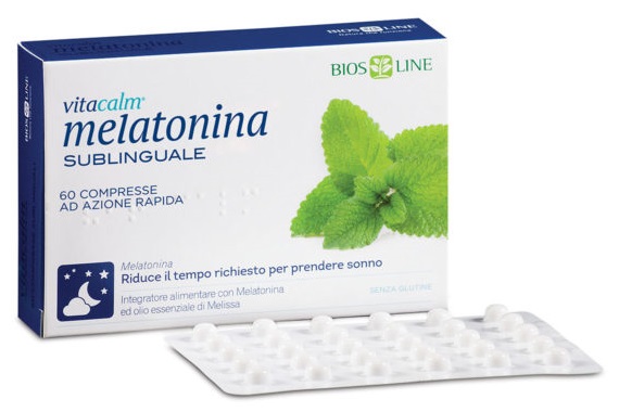 BIOS LINE VITACALM MELATONINA SUBLINGUALE 60 COMPRESSE 1 MG - fitfarma.it