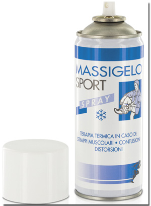 GHIACCIO ISTANTANEO MASSIGELO SPORT BOMBOLETTA SPRAY 400ML - fitfarma.it