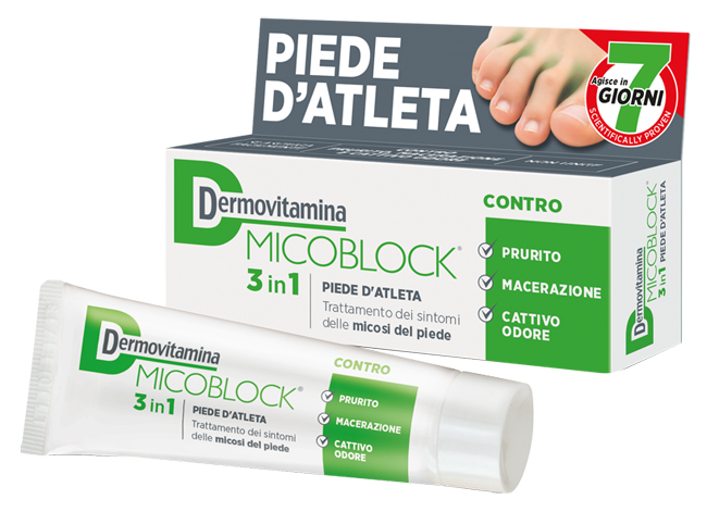 DERMOVITAMINA MICOBLOCK 3 IN 1 PIEDE D'ATLETA 30 ML - fitfarma.it