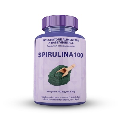 SPIRULINA100 100 CAPSULE 35 GRAMMI - fitfarma.it