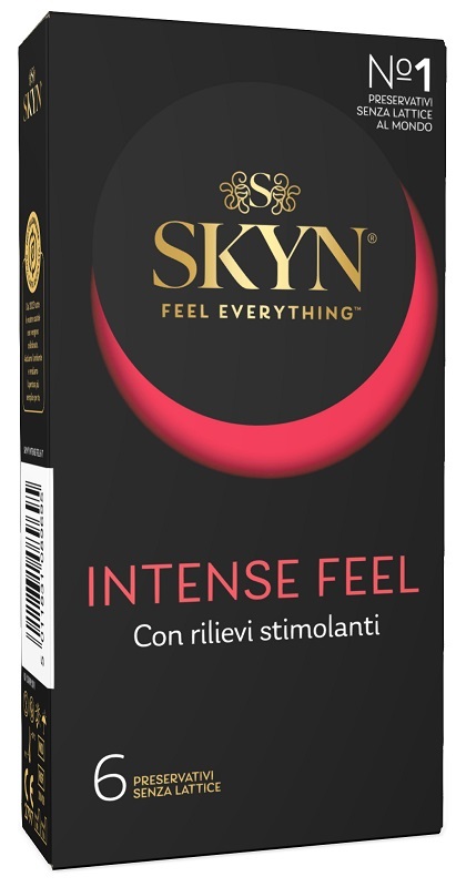 PROFILATTICO ANSELL AKUEL SKYN INTENSE FEEL B 6 PEZZI - fitfarma.it