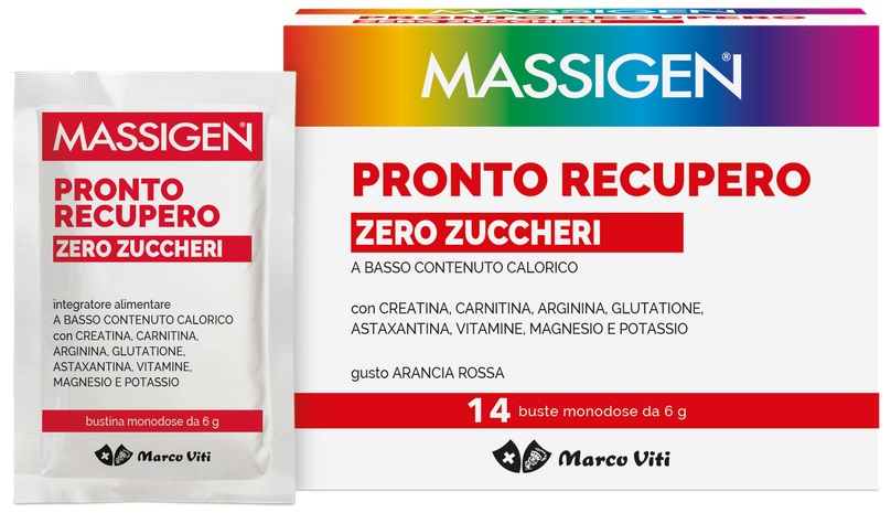 MASSIGEN PRONTO RECUPERO ZERO ZUCCHERI 14 BUSTINE - fitfarma.it