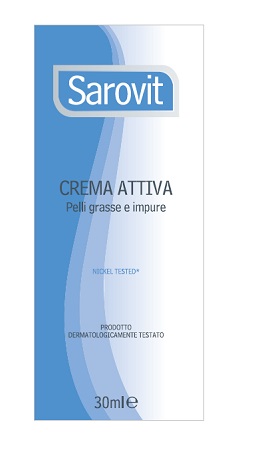 SAROVIT CREMA PELLI GRASSE/IMPURE 30 ML - fitfarma.it