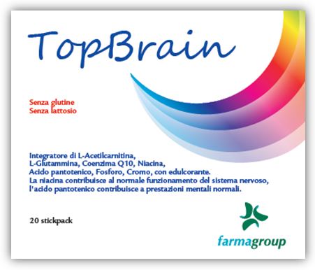 TOPBRAIN 20 STICK 4,5 G - fitfarma.it