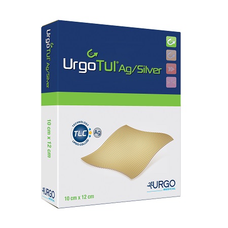 MEDICAZIONE STERILE URGOTUL AG/SILVER 10X12 CM 5 PEZZI - fitfarma.it