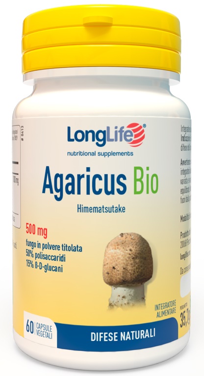 LONGLIFE AGARICUS BIO 60 CAPSULE - fitfarma.it