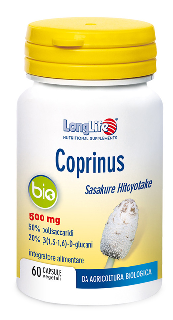 LONGLIFE COPRINUS BIO 60 CAPSULE - fitfarma.it