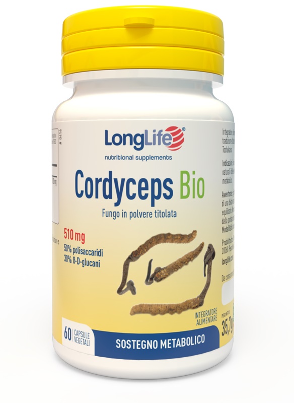 LONGLIFE CORDYCEPS BIO 60 CAPSULE - fitfarma.it