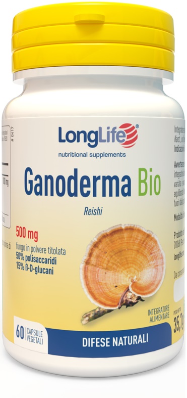 LONGLIFE GANODERMA BIO 60 CAPSULE - fitfarma.it