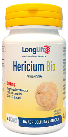 LONGLIFE HERICIUM BIO 60 CAPSULE - fitfarma.it
