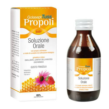 GOLASEPT TUSS PROPOLI BABY SOLUZIONE ORALE 150 ML - fitfarma.it