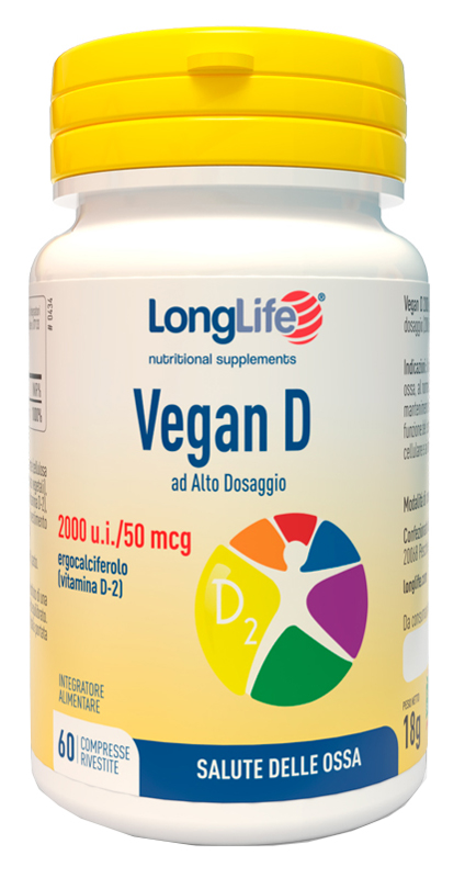 LONGLIFE VEGAN D 60 COMPRESSE - fitfarma.it