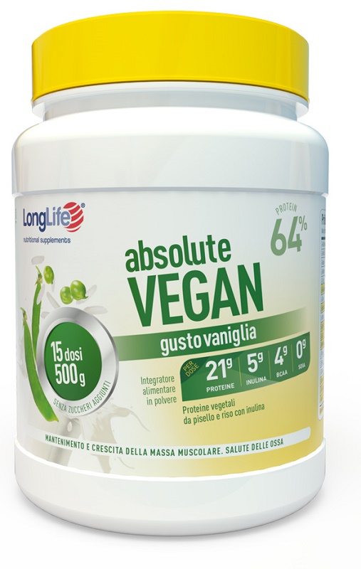LONGLIFE ABSOLUTE VEGAN 500 G - fitfarma.it