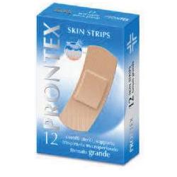 CEROTTO PRONTEX SKIN STRIPS FORMATO GRANDE ASTUCCIO 12 PEZZI - fitfarma.it