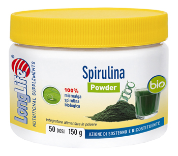 LONGLIFE SPIRULINA BIO 150 G - fitfarma.it