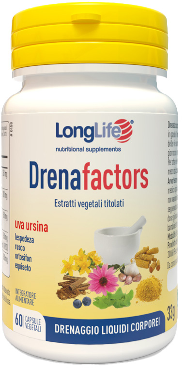 LONGLIFE DRENAFACTORS 60 CAPSULE - fitfarma.it