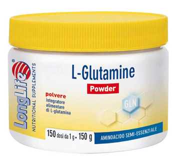 LONGLIFE L-GLUTAMINE POWDER 150 G - fitfarma.it