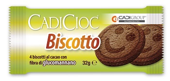 CADICIOC BISCOTTO CACAO 4 PEZZI 8 G - fitfarma.it
