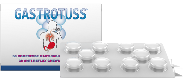 GASTROTUSS ANTIREFLUSSO 30 COMPRESSE MASTICABILI - fitfarma.it