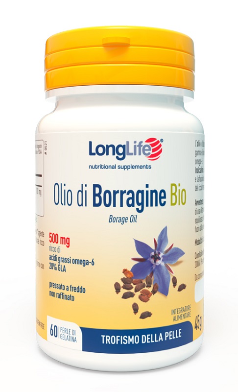 LONGLIFE OLIO BORRAGINE BIO 60 PERLE - fitfarma.it