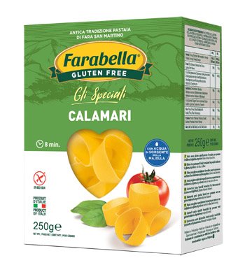 FARABELLA CALAMARI SENZA GLUTINE 250 G - fitfarma.it