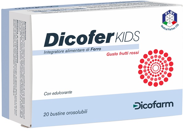 DICOFER KIDS 20 BUSTINE OROSOLUBILI - fitfarma.it