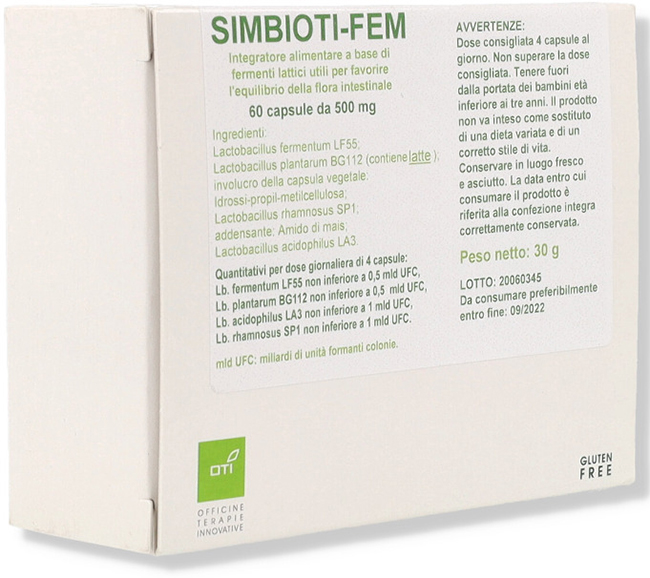 SIMBIOTI FEM 60 CAPSULE - fitfarma.it