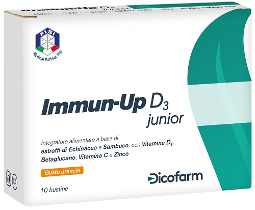 IMMUN UP D3 JUNIOR 10 BUSTINE DA 3 G - fitfarma.it