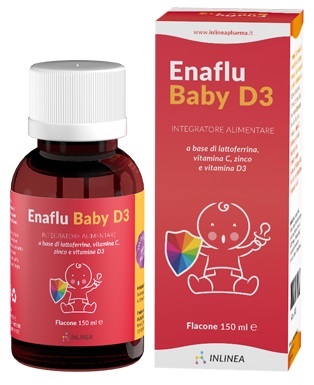 ENAFLU BABY D3 SOLUZIONE ORALE 150 ML - fitfarma.it