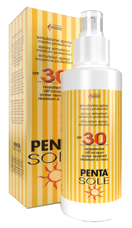 PENTA SOLE SPF30 EMULSIONE SPRAY MEDIA PROTEZIONE 100 ML - fitfarma.it
