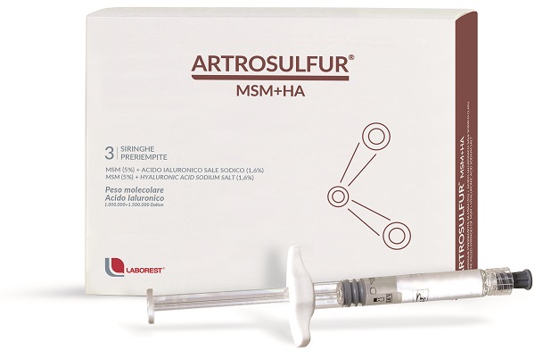 ARTROSULFUR MSM+HA 3 SIRINGHE PRERIEMPITE - fitfarma.it