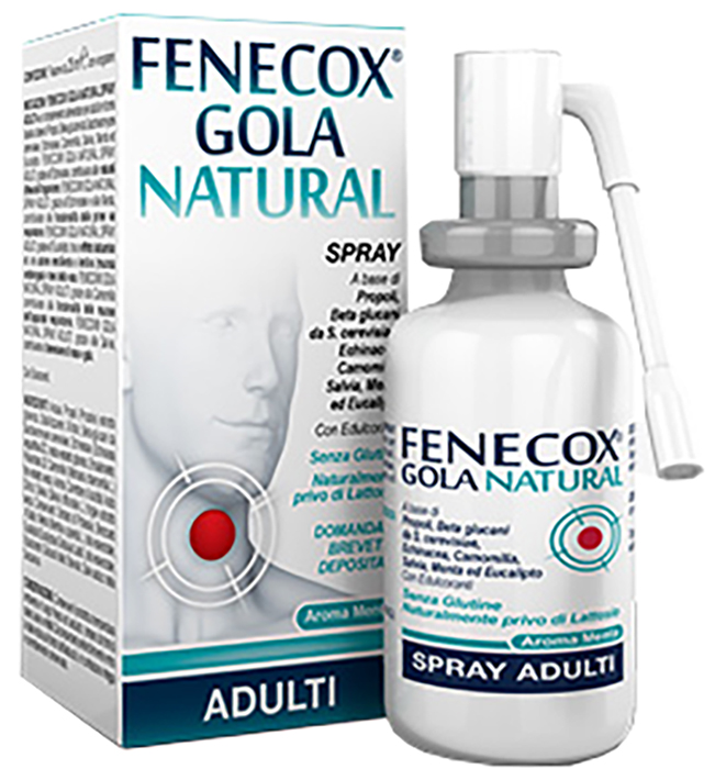 FENECOX GOLA NATURAL SPRAY ADULTI 25 ML - fitfarma.it