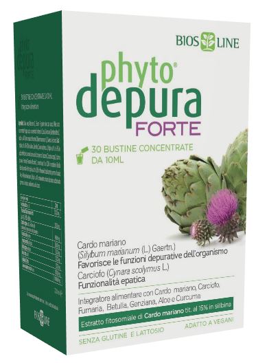 PHYTODEPURA FORTE CONCENTRATO 30 BUSTINE DA 10 ML - fitfarma.it