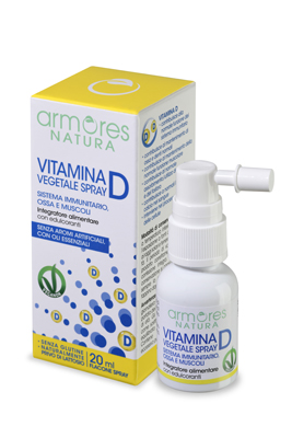 ARMORES NATURA VITAMINA D VEGETALE SPRAY 20 ML - fitfarma.it