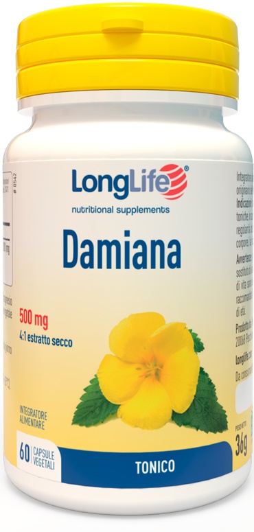 LONGLIFE DAMIANA 60 CAPSULE - fitfarma.it