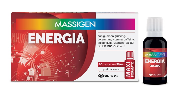 MASSIGEN ENERGIA 10 FLACONI DA 25 ML - fitfarma.it