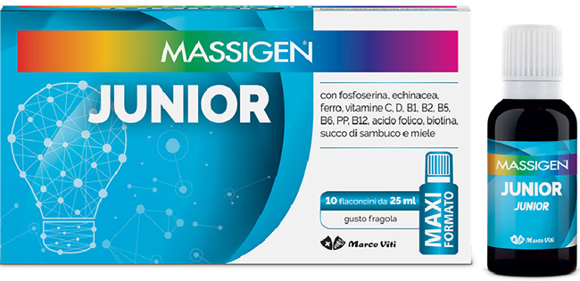 MASSIGEN JUNIOR 10 FLACONI DA 25 ML - fitfarma.it