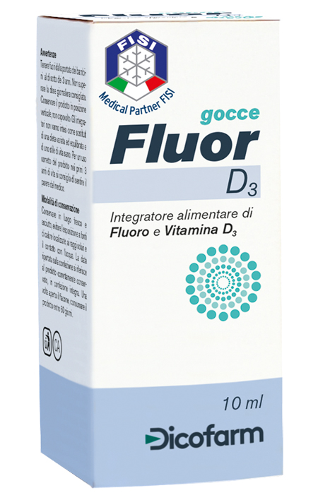 FLUOR D3 GOCCE 10 ML - fitfarma.it
