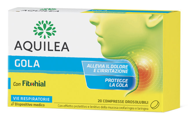 AQUILEA GOLA 20 COMPRESSE OROSOLUBILI - fitfarma.it