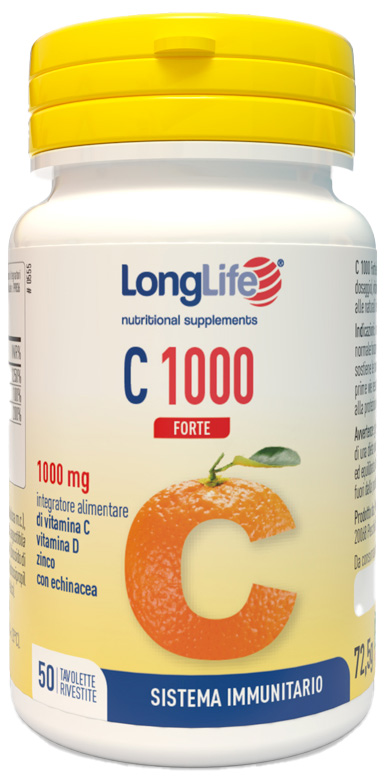 LONGLIFE C 1000 FORTE 50 TAVOLETTE - fitfarma.it