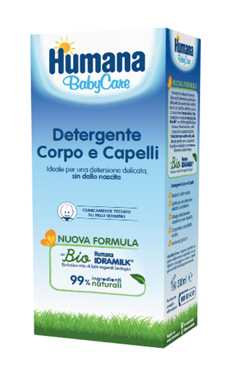 HUMANA BABY CARE DETERGENTE CORPO&CAPELLI 300 ML - fitfarma.it