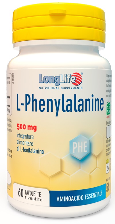 LONGLIFE L-PHENYLALANINE 500 MG 60 TAVOLETTE - fitfarma.it