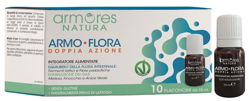 ARMORES ARMO FLORA DOPPIA AZIONE 10 FLACONCINI DA 10 ML - fitfarma.it