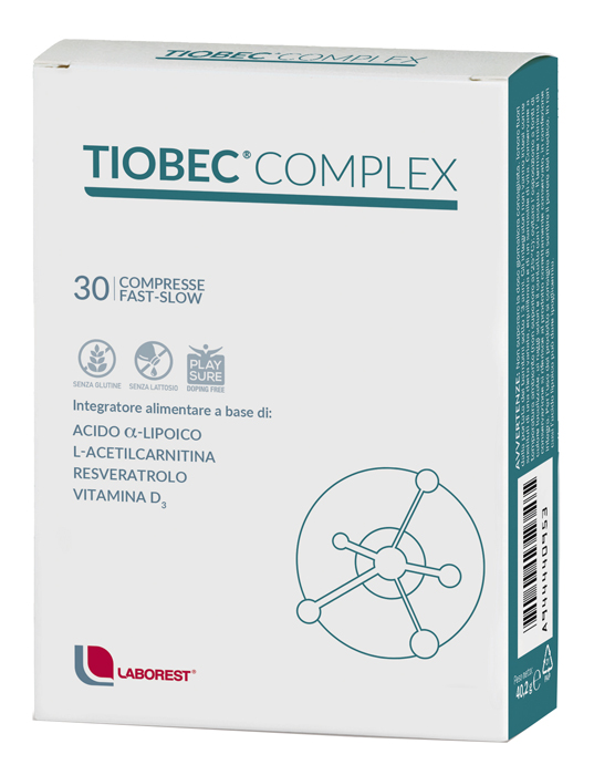 TIOBEC COMPLEX 30 COMPRESSE FAST SLOW - fitfarma.it