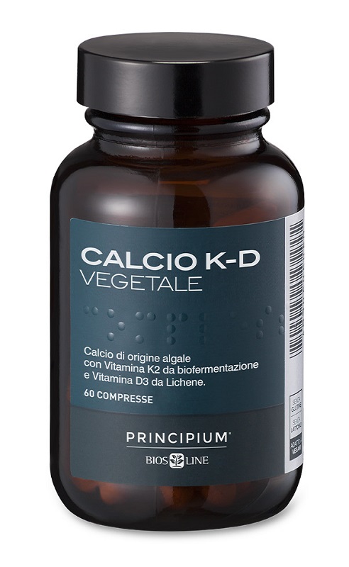 PRINCIPIUM CALCIO K D VEGETALE 60 COMPRESSE - fitfarma.it