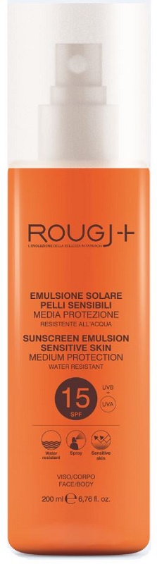 ROUGJ SOLARE SPF15 PELLI SENSIBILI 200 ML - fitfarma.it