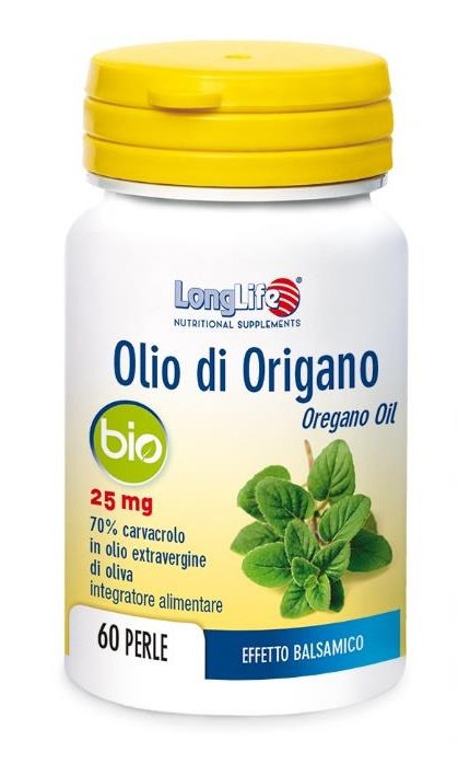 LONGLIFE OLIO ORIGANO BIO 60 PERLE - fitfarma.it