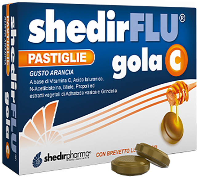 SHEDIRFLU GOLA C ARANCIA 48 PASTIGLIE - fitfarma.it