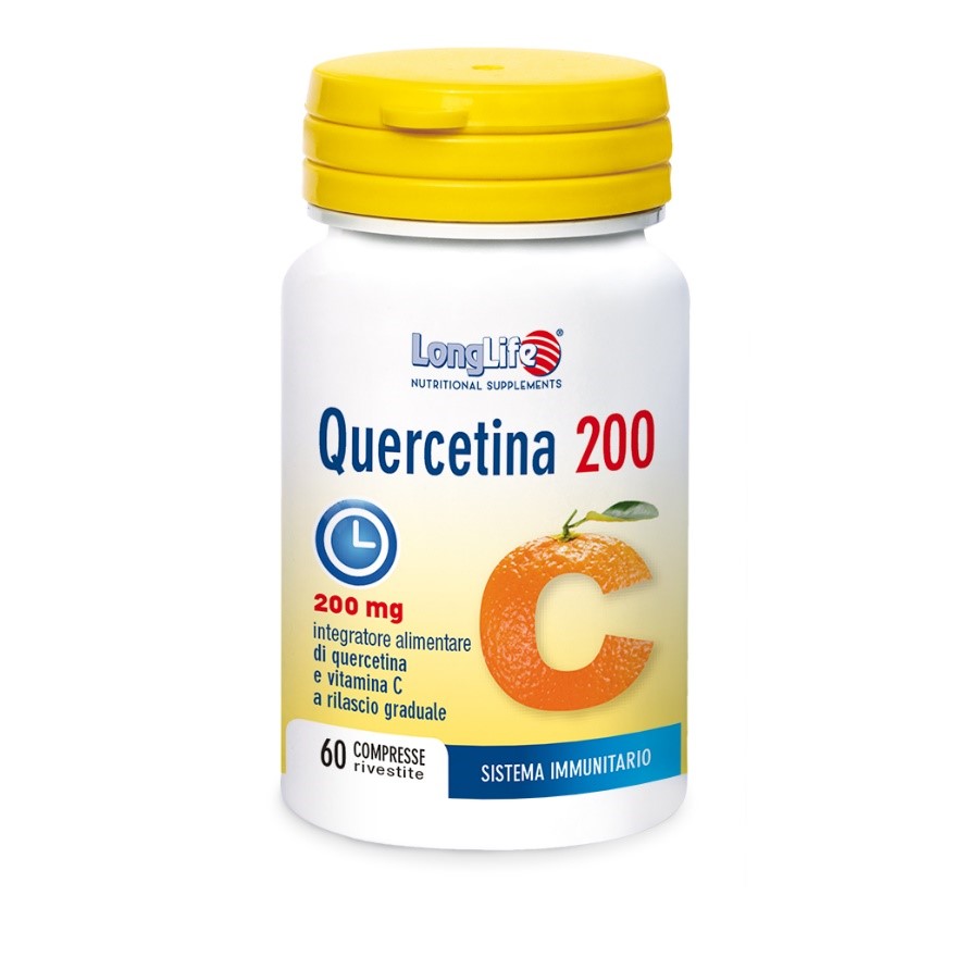 LONGLIFE QUERCETINA 200 60 COMPRESSE - fitfarma.it